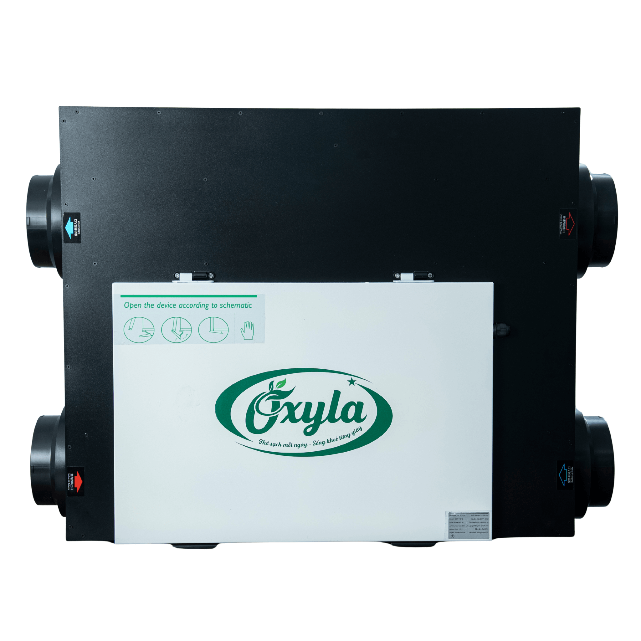 Máy lọc khí tươi hai chiều hồi nhiệt 250m3-1